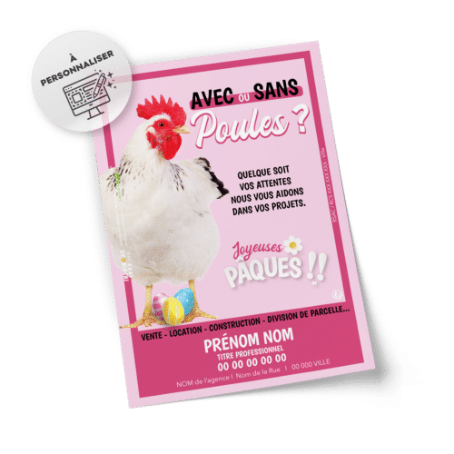 Flyers Fête de Pâques A5 à personnaliser