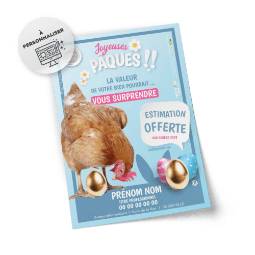Flyers Fête de Pâques A5 à personnaliser