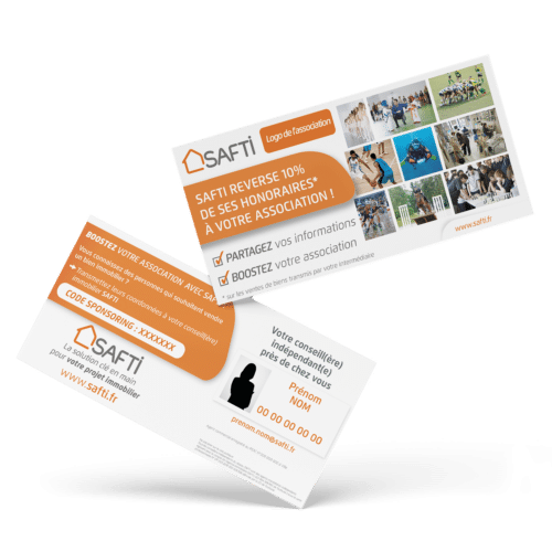 Flyers 9,90 x 21 cm recto verso - Safti