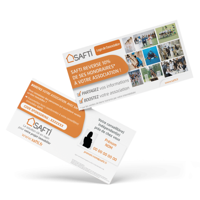 Flyers 9,90 x 21 cm recto verso - Safti