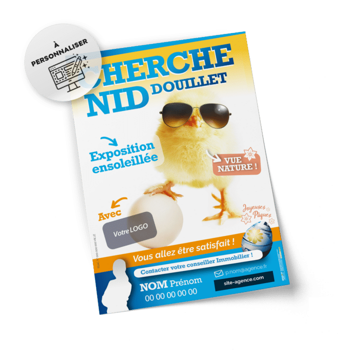 Flyers Fête de Pâques A5 à personnaliser