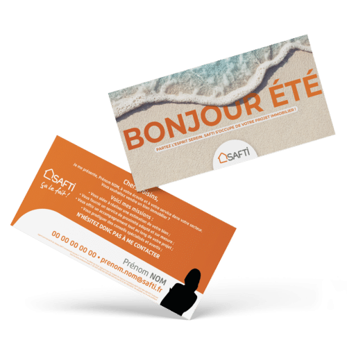 Flyers 9,90 x 21 cm recto verso - Safti