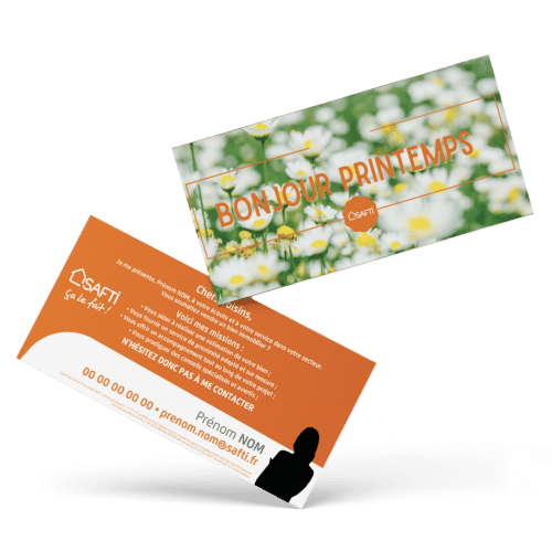 Flyers 9,90 x 21 cm recto verso - Safti