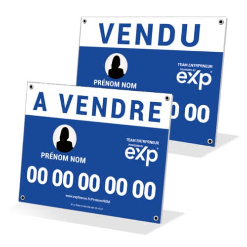 Panneau Akilux 80 x 120 cm (2 faces) TEAM ENTREPRENEUR - EXP