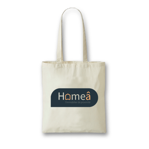 Tote Bag 1 face avec personnalisation - HOMEA