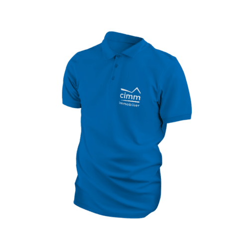 Polo Broderie du logo sur le coeur - CIMM
