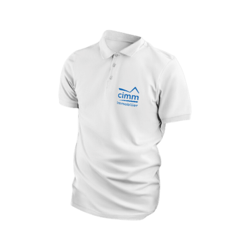 Polo Broderie du logo sur le coeur - CIMM