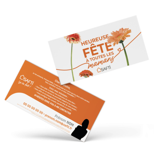 Flyers 9,90 x 21 cm recto verso - Safti