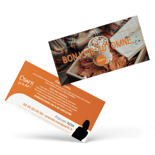 Flyers 9,90 x 21 cm recto verso - Safti