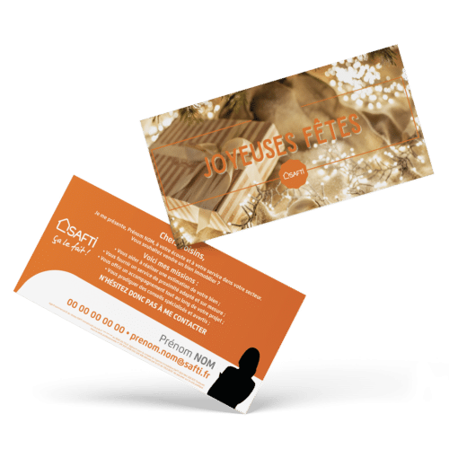 Flyers 9,90 x 21 cm recto verso - Safti