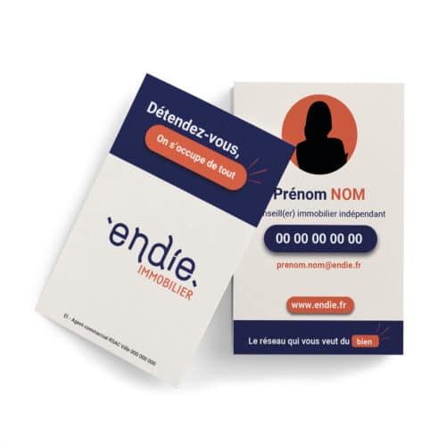 Carte de visite soft touch recto-verso - ENDIE