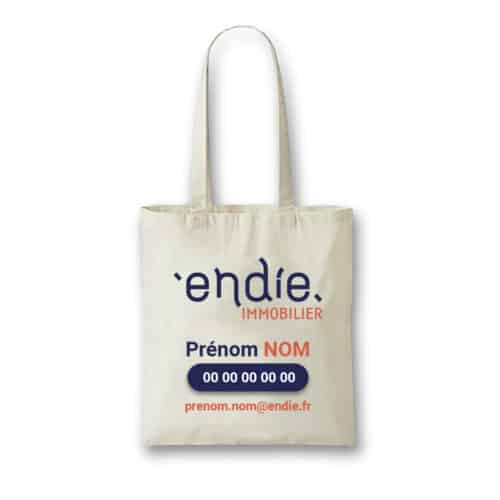 Tote Bag 2 faces avec personnalisation - ENDIE