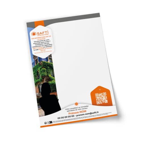 Papier à lettres 90 g/m² offset blanc - Safti