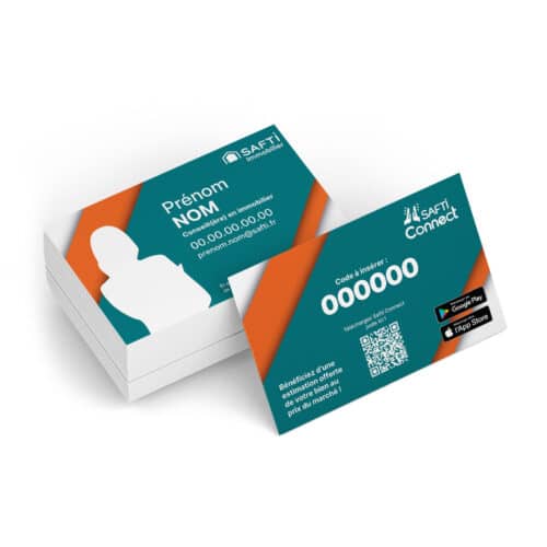 Carte de visite soft touch recto-verso - Safti
