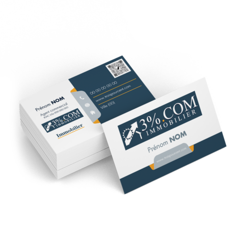 Carte de visite - 3%.COM