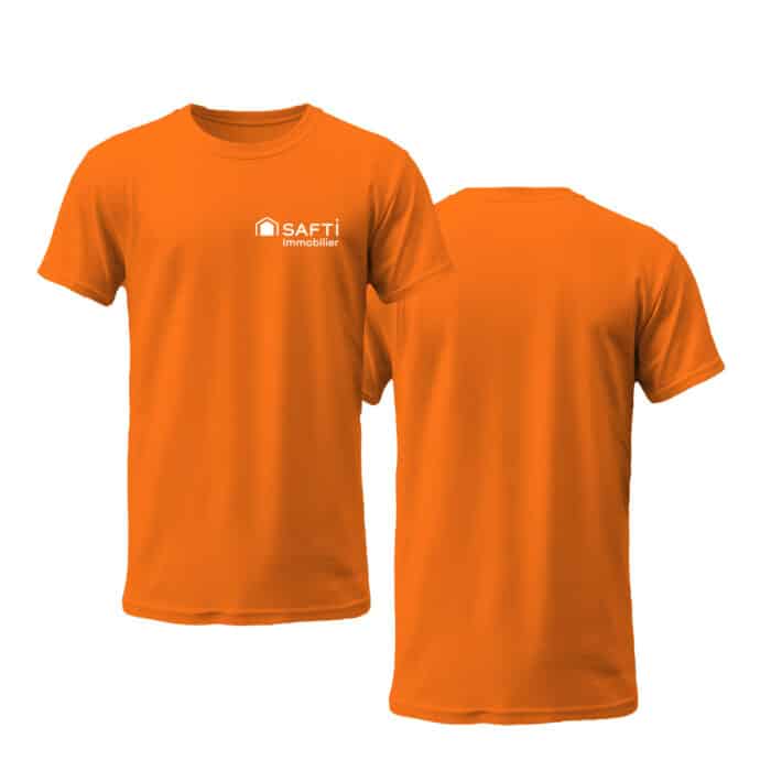 Tee-shirt homme orange - Safti