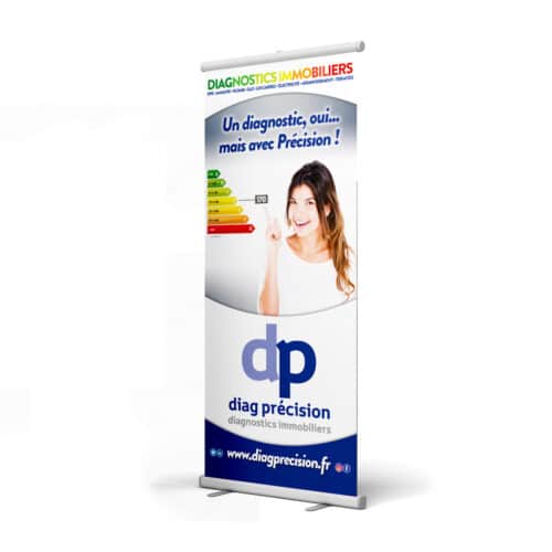 Roll-up économique 85 x 200 cm - DIAG PRECISION