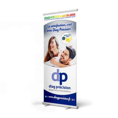 Roll-up économique 85 x 200 cm - DIAG PRECISION
