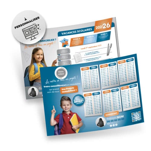 Calendrier A4 IAD 350 grammes - IAD France