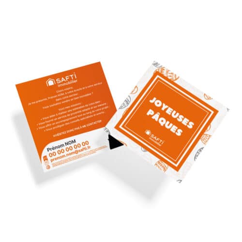 Flyers carrés 14,8 x 14,8 cm recto-verso - Safti