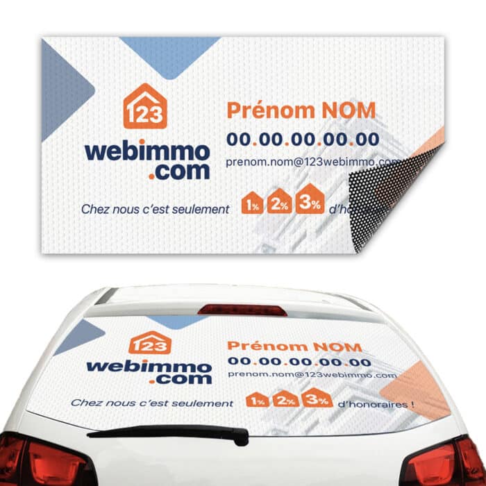Adhésif micro-perforé voiture - 123webimmo.com