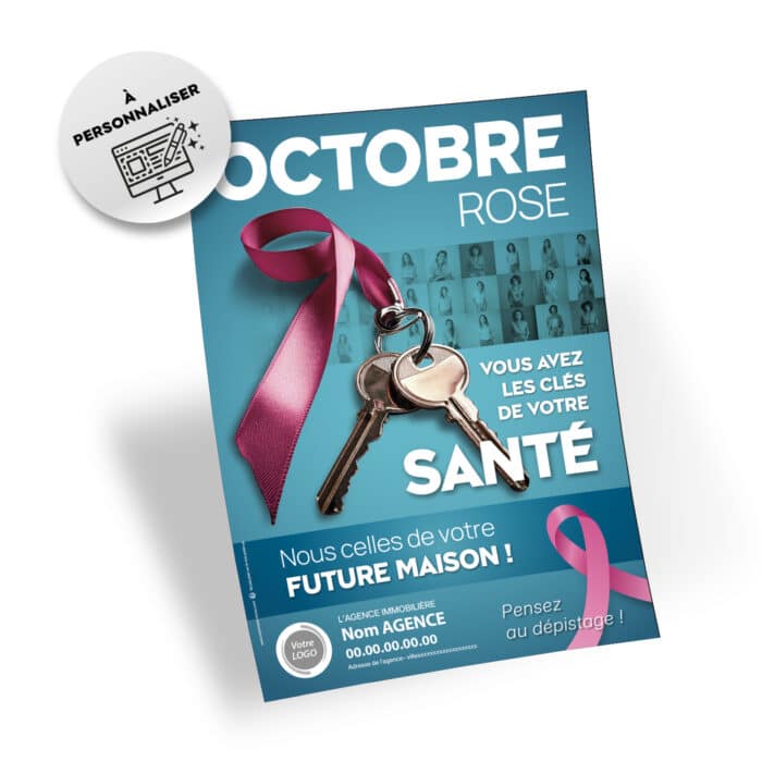 Flyers Octobre Rose A5 à personnaliser