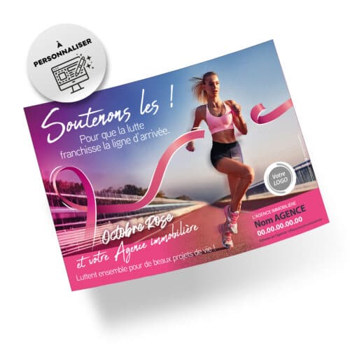 Flyers Octobre Rose A5 à personnaliser