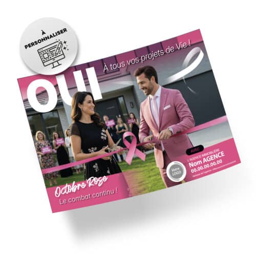 Flyers Octobre Rose A5 à personnaliser