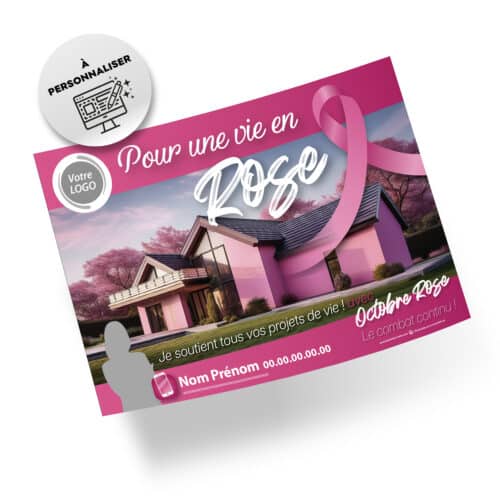 Flyers Octobre Rose A5 à personnaliser
