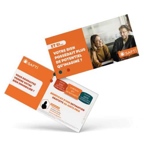 Flyers 9,90 x 21 cm recto verso - Safti