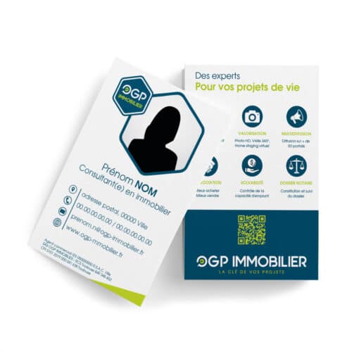 Carte de visite Modèle 2 - OGP