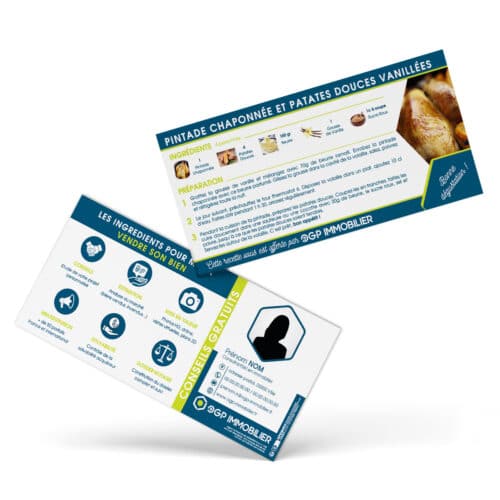 Flyers 9,90 x 21 cm recto verso Recette hiver - OGP