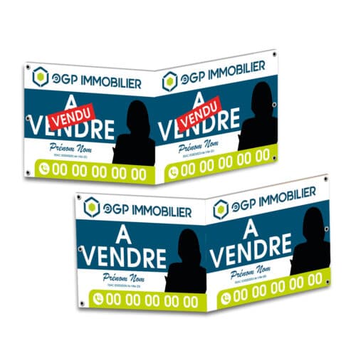 Panneau double 4 faces Plié : 60 cm x 80 cm - OGP