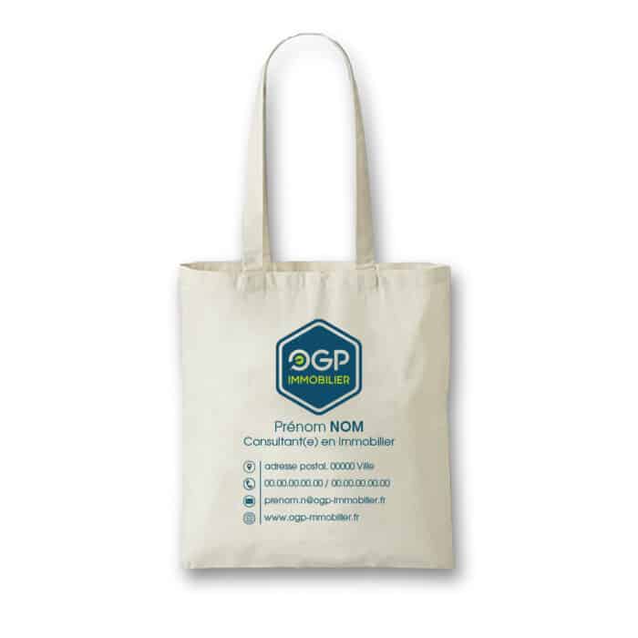 Tote Bag 1 face avec personnalisation - OGP