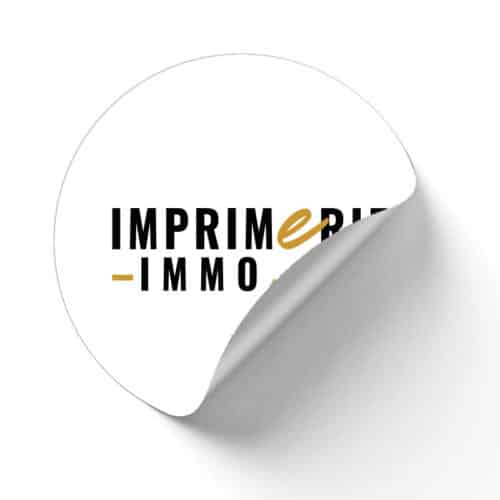 Sticker sur mesure Rond