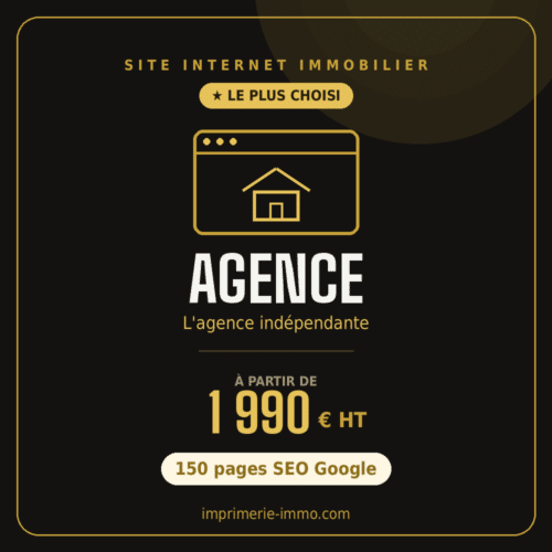 Site immobilier — Agence