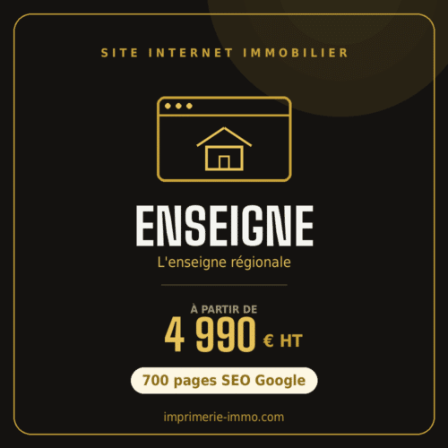Site immobilier — Enseigne