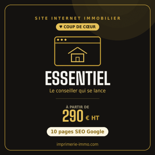 Site immobilier — Essentiel