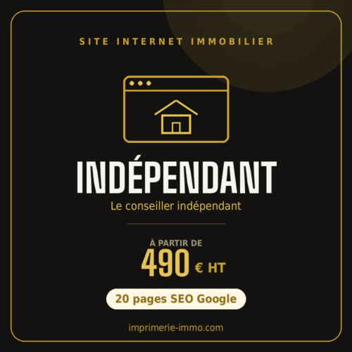 Site immobilier — Indépendant