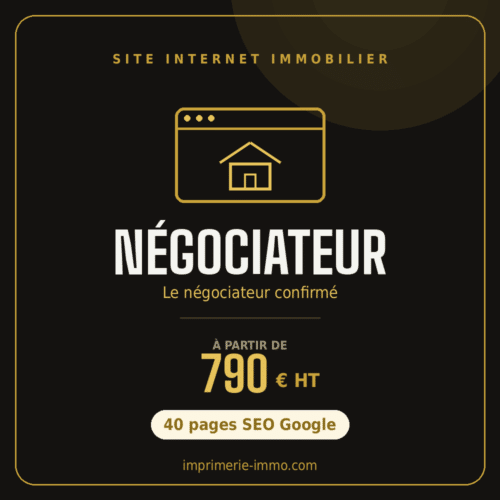 Site immobilier — Négociateur