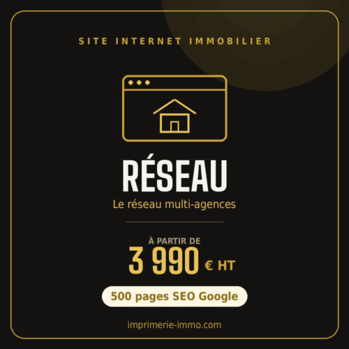 Site immobilier — Réseau