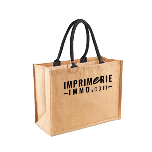 Sac Shopping Classique en Jute