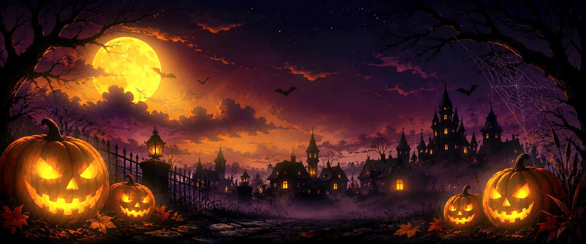 Gazette et flyers Halloween a personnaliser pour agences immobilieres